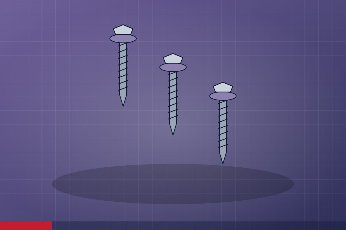 Self-drilling roofing screws