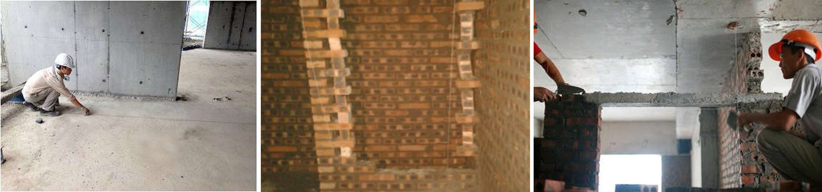 Brick and block wall construction method, photo 21