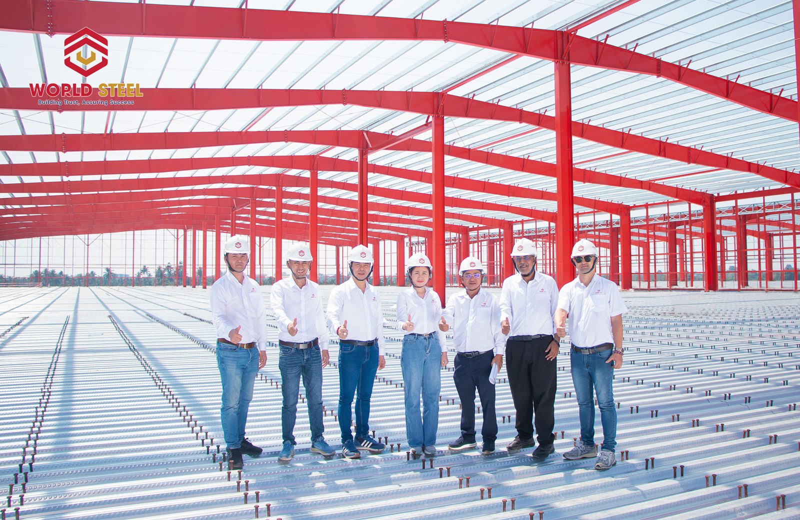 La direction de World Steel visite un projet de 40 000 m² en Thaïlande, photo 2